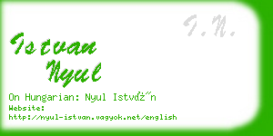 istvan nyul business card